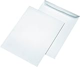 Abmessungen: 250 x 353 mm Versandtaschen B4, ohne Fenster, selbstklebend, 120 gqm, weiß, 250 Stück