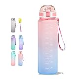 - La nueva combinación de colores y el aspecto único de esta botella de agua son muy adecuados para estudiantes, niñas, amigos, familiares, etc. Es una elección de regalo ideal. WATMHHJQ tiene el compromiso de proporcionar productos de alta calidad. Es una marca de gran confianza. -