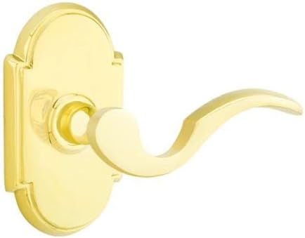 Miniatura 9 de Emtek Juego de privacidad, roseta estilo 8, manija cortina (mano izquierda, bronce aceitado)