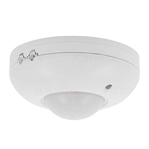 Image of Ceiling Surface Mounted Infrared Microwave Motion Sensor Presence Detector LED Light Switch Auto On Off (Standard)