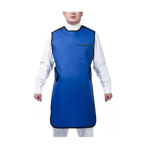 VesFy Tablier en Plomb Bouclier De Tablier En Plomb Résistant Aux Radiations 0,35 MmPb Pour Rayons X, Combinaisons En Plomb Pour Tomodensitométrie Et Radiologie, Antistatique Étanche(5,100x60cm)