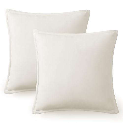 UGG Coco 2-Pack Decorative Pillows - Soft & Plush Throw Pillow Inserts with Throw Pillow Covers - Perfect for Sofa Bed Living Room Decor or Home Decor 20 x 20 Off-White Snow