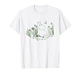 Moomin Moomintroll Relaxing in The Garden T-Shirt