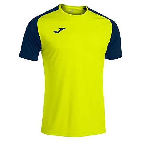 Joma Academy IV - Camiseta Manga Corta Amarillo Fluor Marino Cover