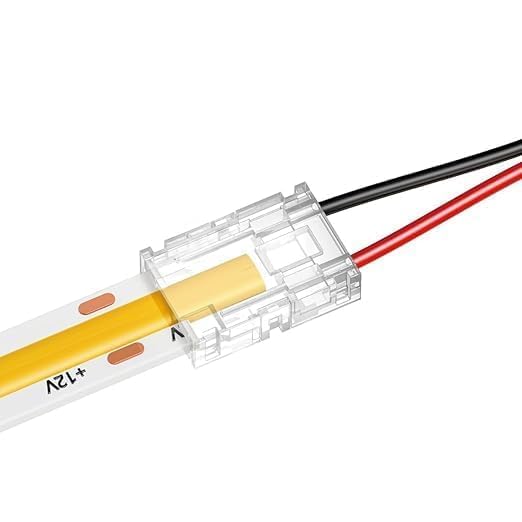 VRCT LED Strip Connector for 12V & 24V Wide LED Strips – Perfect for Corner Connections, Seamless Lighting Setup for Home, Diwali, Christmas, and Festival Decorations (Yellow, 10MM, Strip to Strip)-image-40