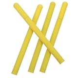 Parliky Silikon Sicherheitskugelschreiber 12cm 4 Stück mit Verschluckungsschutz für Krankenhäuser Gefängnisse und Psychiatrische Kliniken Bruchsicher und Farbcodiert