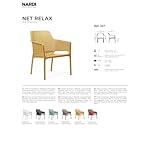 Nardi Relax Stuhl mit Armlehnen Rot