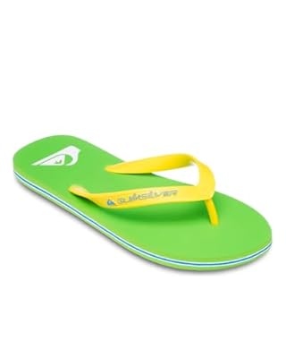 Quiksilver Molokai Core  Sandalia Hombre  Green/Yellow  44 EU