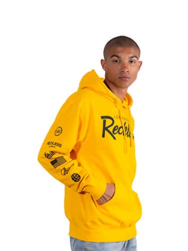 yellow young and reckless hoodie