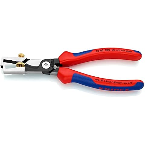 Knipex StriX® Alicate pelacables con tijeras cortacables negro atramentado Cover