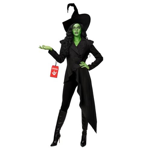 Wicked Witch Jacket Costume veste sorcière Morph déguisement Halloween femme taille L