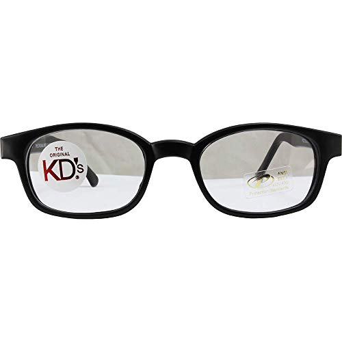 Pacific Coast Sunglasses KD's Matte Black Frame/Clear Lens (20015) Rectangular Sunglasses, Adult2