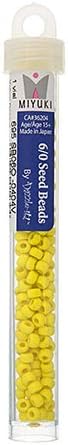 Miyuki Seed Bead 6/0 APX.22g - Yellow Opaque Japanese Glass Seed Beads