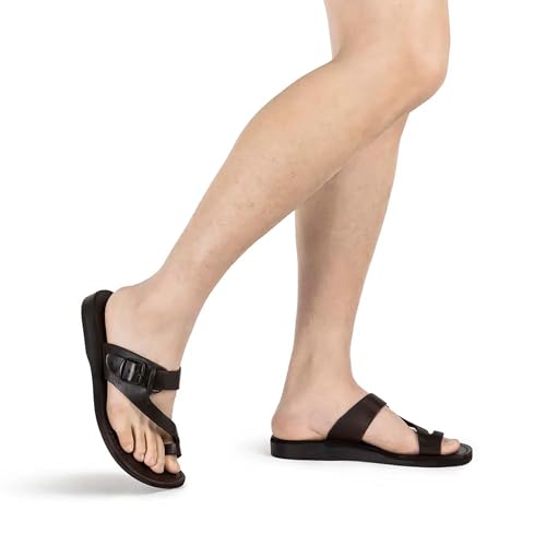 Abner - Leather Metal Buckle Sandal - Mens Sandals4