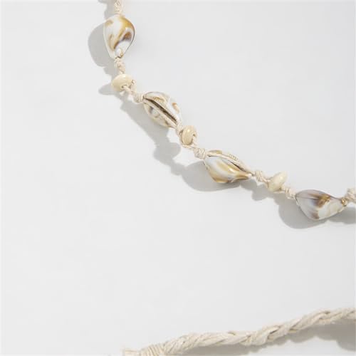 Lady Waist Belt Shells Woven Seashells Vintage Tie Belt Casual Ceinture Belt Street Dance Girl Belt Fashion3