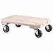 Shepherd Movers Dolly 12-1/8" X 18-1/4" 3" Rubber Wheels 7/8" W Tread Capacity 360 Lb