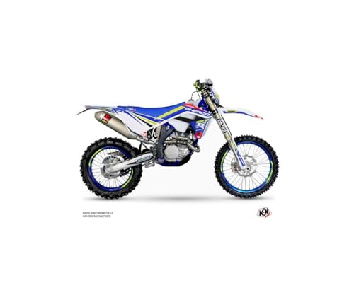 Kit déco Sherco SE SEF blanc Stam à haute résistance aux rayures
