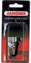Janome Center Guide Foot for CoverPro (2-Needle Type)