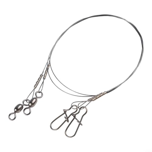 Titanium Fishing Leader Wire con Doble Cierre y Giratorio miniatura 5