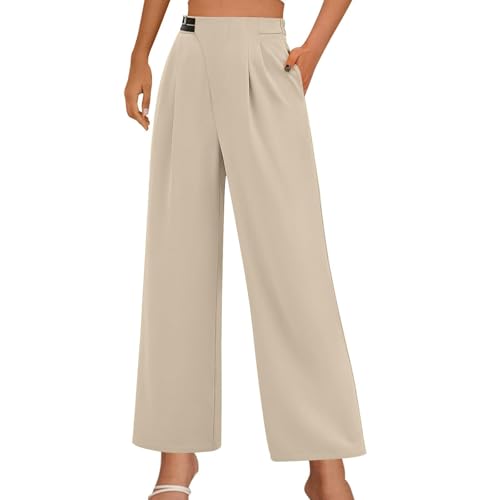 Pantalon court jambe large extensible pour bouger librement en été