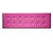 Cabecero de Cama tapizado en Polipiel y con Botones Altura 55cm. Pro Elite. (Rosa, para Cama de 90 (100x55x8))