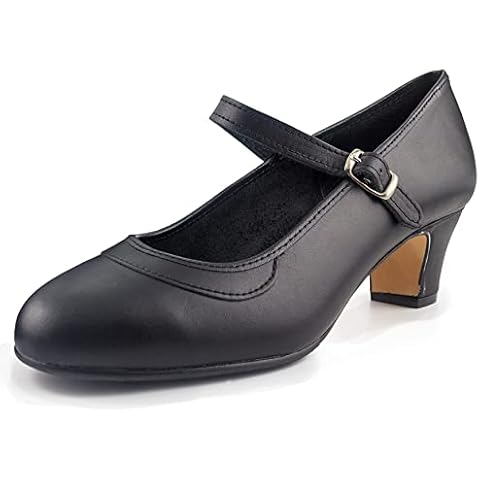 Flamenco Shoes Without Nails for Schools Black (no Nails) (us_Footwear_Size_System, Big_Kid, Men, Numeric, Narrow, Numeric_4) Cover