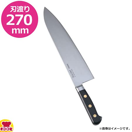 Misono刃物　洋出刃　ツバ付き　270mm スウェーデン鋼 Amazon | ミソノ スウェーデン鋼 標準刃付 洋出刃 270mm 153 | ミソノ