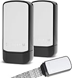 Datenschutz Rollstempel Set 2 Stück, Selbstfärbende Rollstempel für Identitätsdiebstahlschutz...