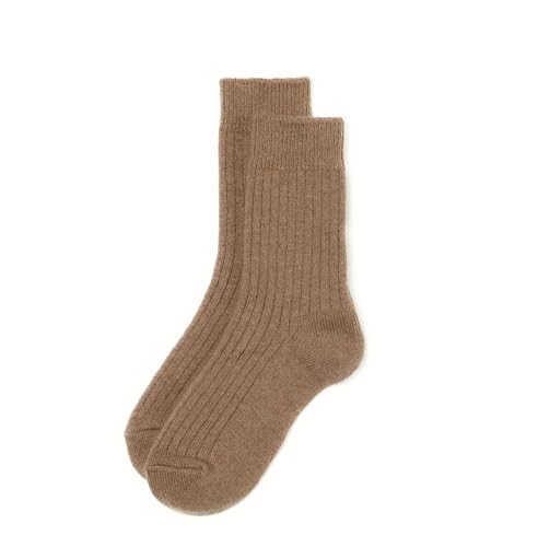 Organic Mongolian Camel Wool Socks – All-Natural Fine Fiber, Cozy Warm Bed Socks, Ideal Gift, Rare Find