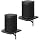 Set of 2 Universal Small Rear Speaker Wall Mount Shelf Surround Sound Speaker Stand Bookshelf for Samsung, Roku, Sony, JBL, Vizio, LG
