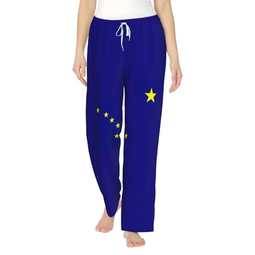 Pantalon de sommeil taille élastique flanelle Alaska femme