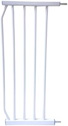 Kiddale Metal Safety Gate (100Mm/10Cm/4 Inch Extension) and Height 77 cm-White