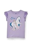 Ärmellänge: Kurzärmelig C&A Kinder Mädchen T-Shirt Verziert Die Eiskönigin Flieder 134