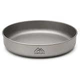 Campura Titan Camping Teller tief 20 cm mit Transportbeutel, runder Outdoor Teller für Campingküche, Trekking, Picknick und Reisen