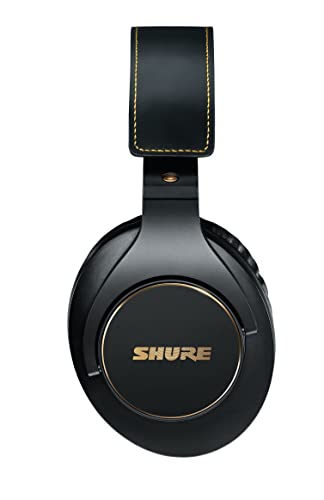 Image of Shure SRH840A Professional Studio Headphones, Black, Wired, Over Ear, Noise Control, 1 Count