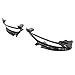 HECASA Pair Fog Light Bezels Compatible with 2015-2024 Chrysler 300 Replacement for CH1038172 CH1039172 Front Bumper Driving Fog Lamps Cover Trim Driver&Passenger Side
