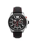 Police Mens Quartz Watch, Chronograph Display and Leather Strap PL.15403JSTB/02