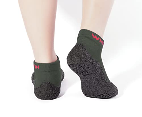 Whitin Pilates Socks For Mens With Grip Grippy Gripper Toe Bare Mesh Sticky Comfy Breathable Knit Driving Gifts Slippers Size 10 Skid Proof Sockshoes Barefoot Shoes Footwear Green #TOP3