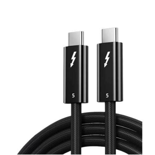 YFFSFDC USB-C Thunderbolt 5 �P�[�u�� 240W�}���[�d PD�Ή� �ő�120Gbps�����f�[�^�]�� 8K@60Hz /16K@30Hz�f���o�� Thunderbolt 4/3 USB4 ���ʌ݊� MacBook Air Pro 
