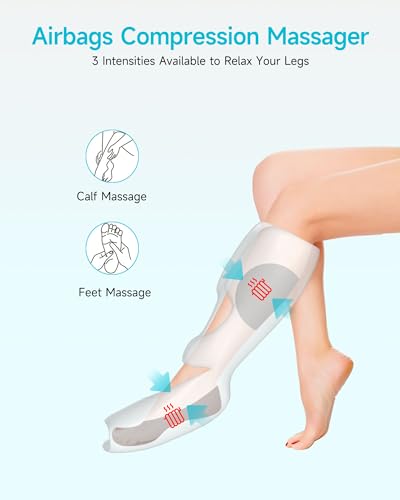 Alljoy AJLM22 Leg And Foot Massager With Heat, Air Compression Leg Massager For Circulation And Pain Relief thumb #3