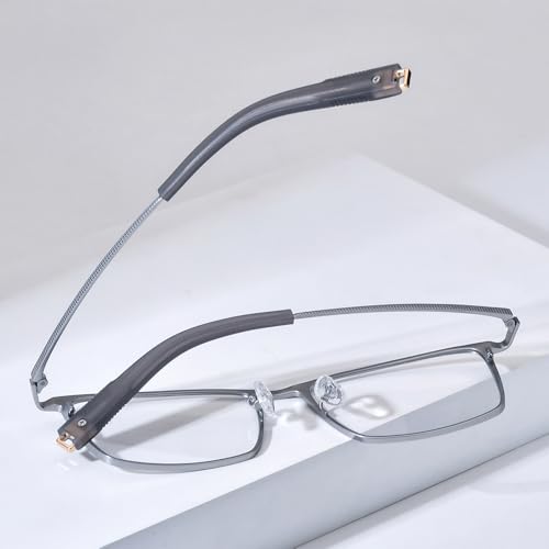 Image of FONEX Pure Titanium Glasses Frame Men Square Eyeglasses Optical Eyewear F8827
