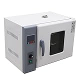 BEILOCKERY 220V 1KW Stainless Steel Lab Digital Forced Air Convection Drying Oven 13.8 X 13.4 X 13.8 inches Chamber 20-300℃ Temperature Control Large Capacity Heating Oven for Industrial and Lab