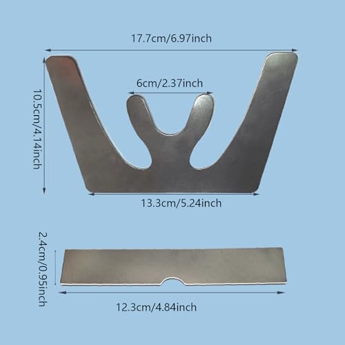 Image of Dental Stainless Steel Fox Plane Plate Autoclavable Occlusal Maxillary Casting Jaw Plate for Fabricating Dentures