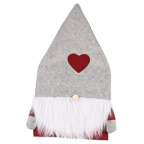 Alipis Stuhlbezug mit Altem Mann-Motiv Weihnachtsdeko für Stühle...