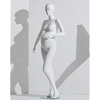 Amazon.co.jp: 全身妊婦マネキン、ガラスベース付きホワイトマタニティ
