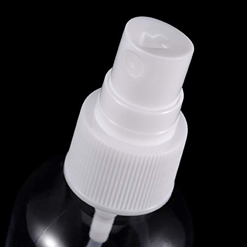 50 Pack Plastic Spray Bottles, Clear with Fine Mist and Refillable - 4oz Capacious Bottles for Essential Oils, Facial, Hair and Perfume Spray3