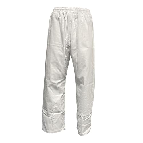 QuikStryke 8 oz. White Karate Pants for Kids, Adults (US, Numeric, 1)