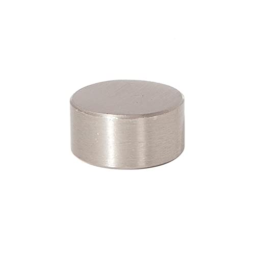 Image of B&P Lamp Solid Brass Flat Cap, Tapped 1 /8IP, 3 /8 Inch Height by 3 /4 Inch Diameter, Satin Nickel
