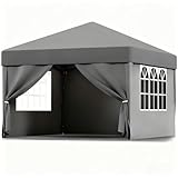 ISE Tonnelle Pliante 3x3, Tonnelle de Jardin Exterieur 3x3, Barnum Pliant 3x3M Professionn...