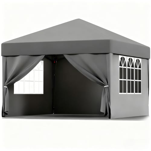 ISE Tonnelle Pliante 3x3, Tonnelle de Jardin Exterieur 3x...